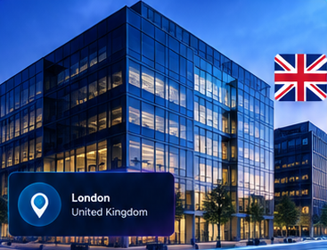 London office building representing your UK director service address